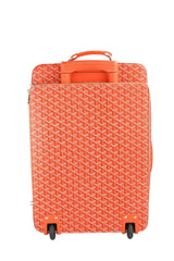Goyard Goyardine Orange Rolling Trolley PM