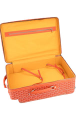 Goyard Goyardine Orange Rolling Trolley PM