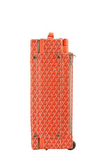 Goyard Goyardine Orange Rolling Trolley PM
