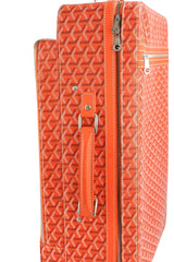 Goyard Goyardine Orange Rolling Trolley PM