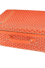 Goyard Goyardine Orange Rolling Trolley PM