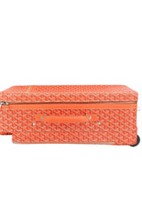 Goyard Goyardine Orange Rolling Trolley PM