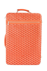 Goyard Goyardine Orange Rolling Trolley PM