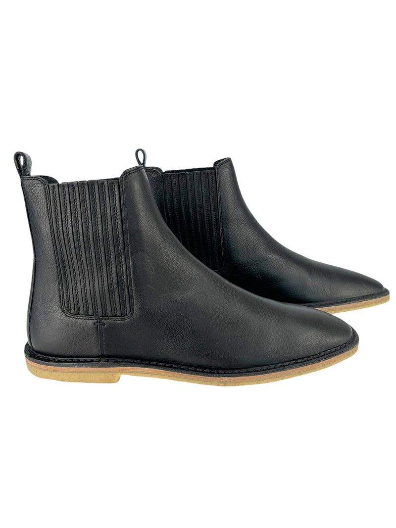 Saint Laurent Black Chelsea Men's Boot 43