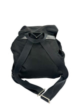 Prada Black Nylon Double Front Pocket Backpack