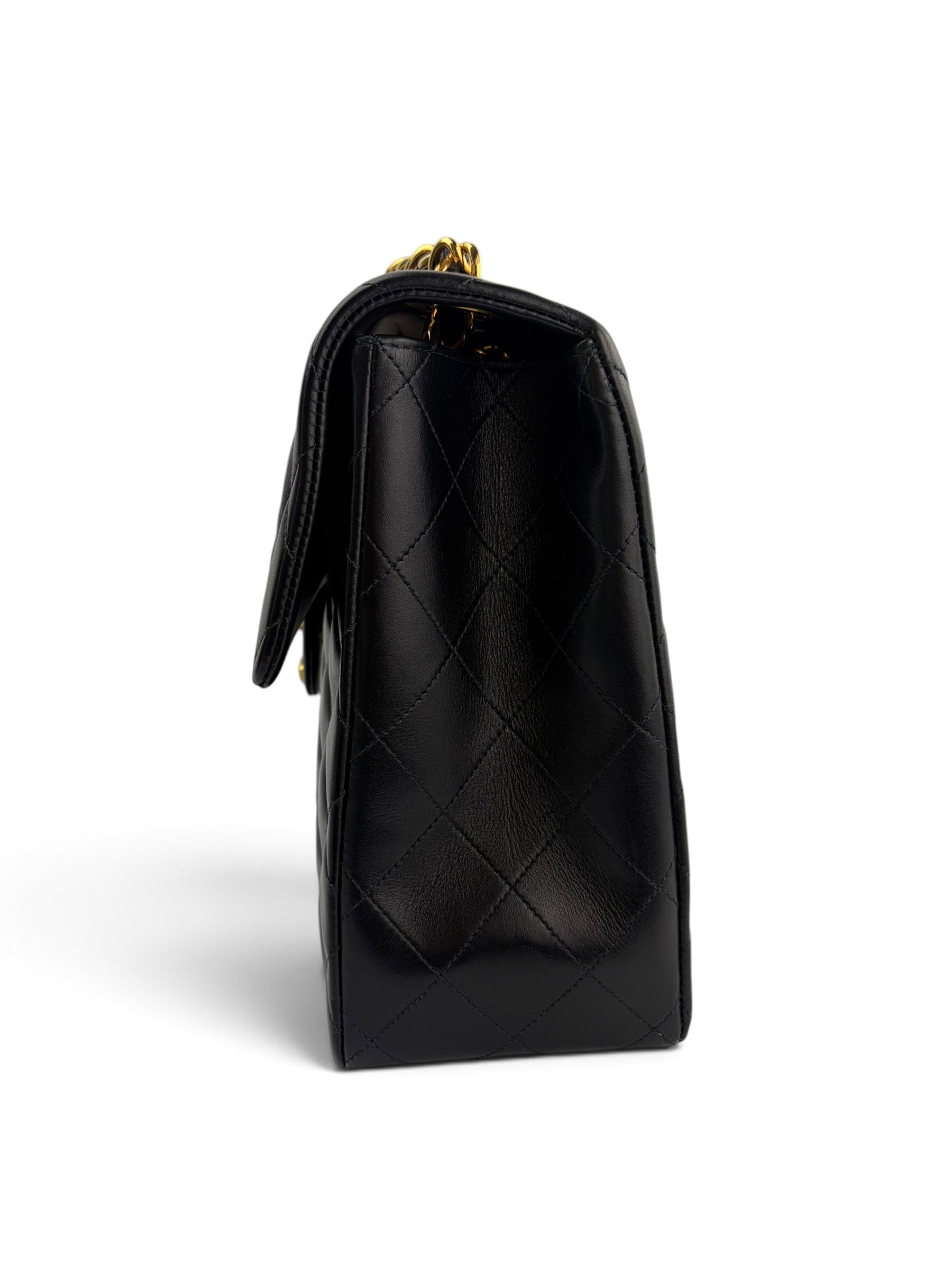 chanel-vintage-black-lambskin-maxi-24k-full-set-4