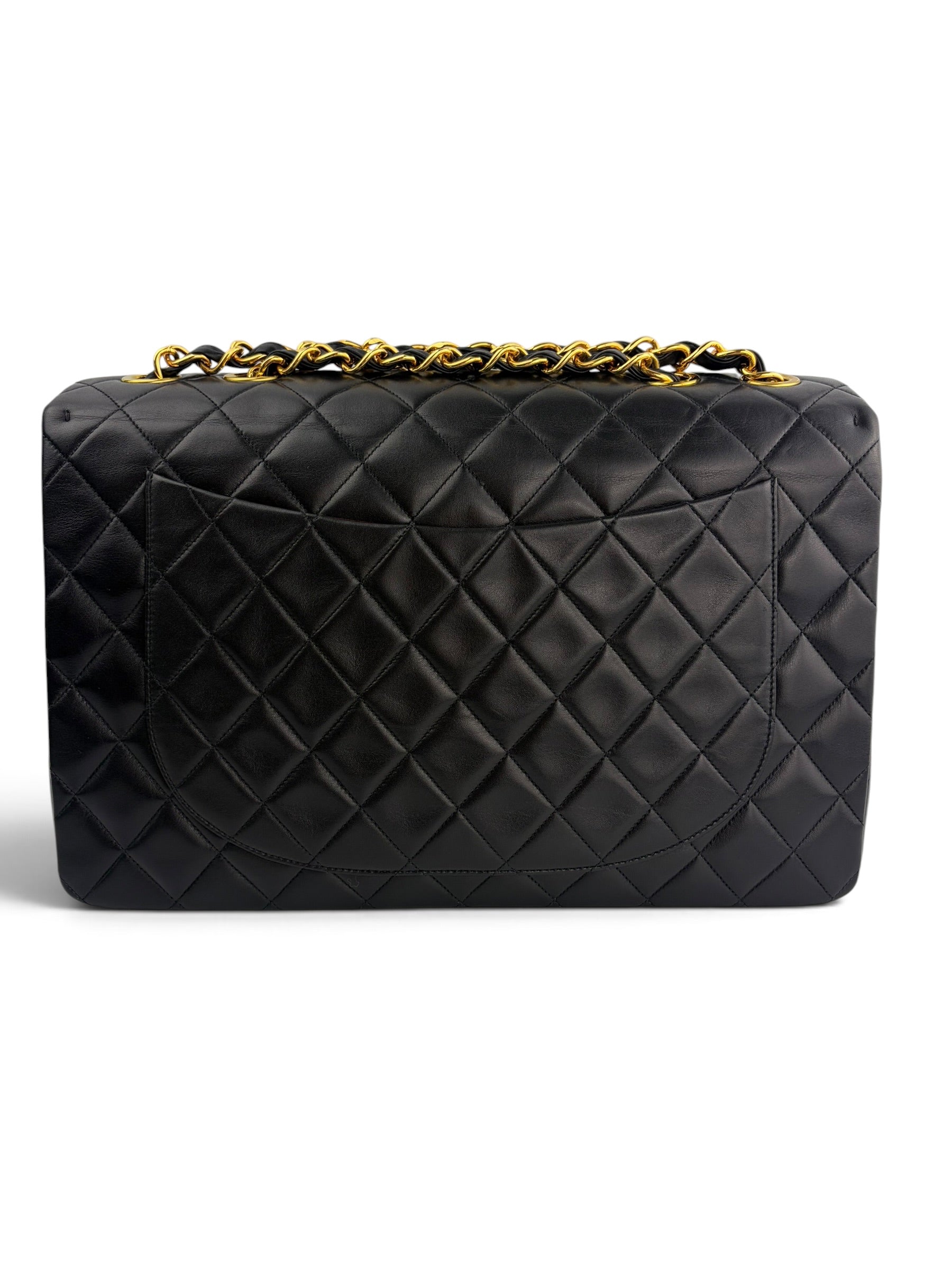 chanel-vintage-black-lambskin-maxi-24k-full-set-3