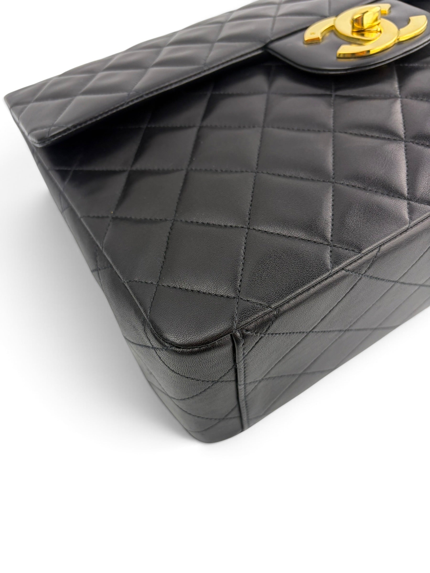 chanel-vintage-black-lambskin-maxi-24k-full-set-8
