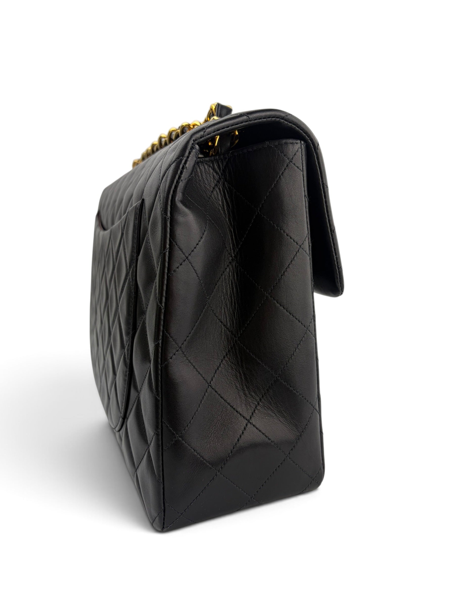 chanel-vintage-black-lambskin-maxi-24k-full-set-2