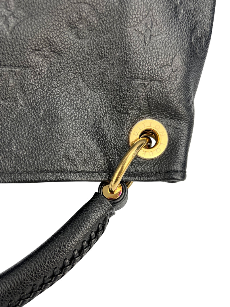 Louis Vuitton Black Empreinte Artsy MM Full Set