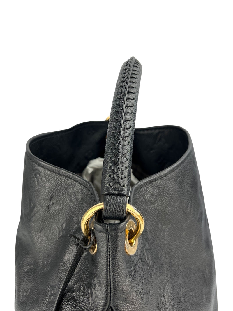 Louis Vuitton Black Empreinte Artsy MM Full Set