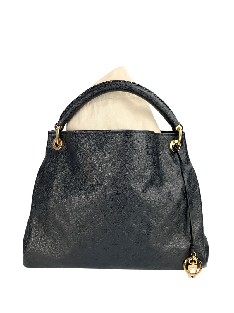 Louis Vuitton Black Empreinte Artsy MM Full Set