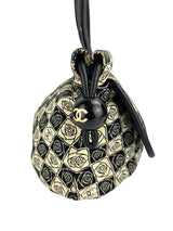Chanel Camellia Rare CC Motif Canvas Tote