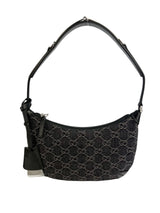 Gucci Black Denim Slim Horsebit Shoulder Bag