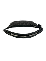 Gucci Black Denim Slim Horsebit Shoulder Bag