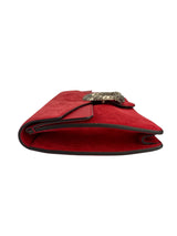 Gucci Red Suede Dionysus Large Clutch