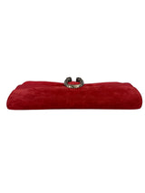 Gucci Red Suede Dionysus Large Clutch