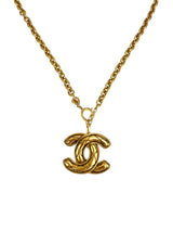 Chanel Vintage 24k Gold XL CC Chain Necklace