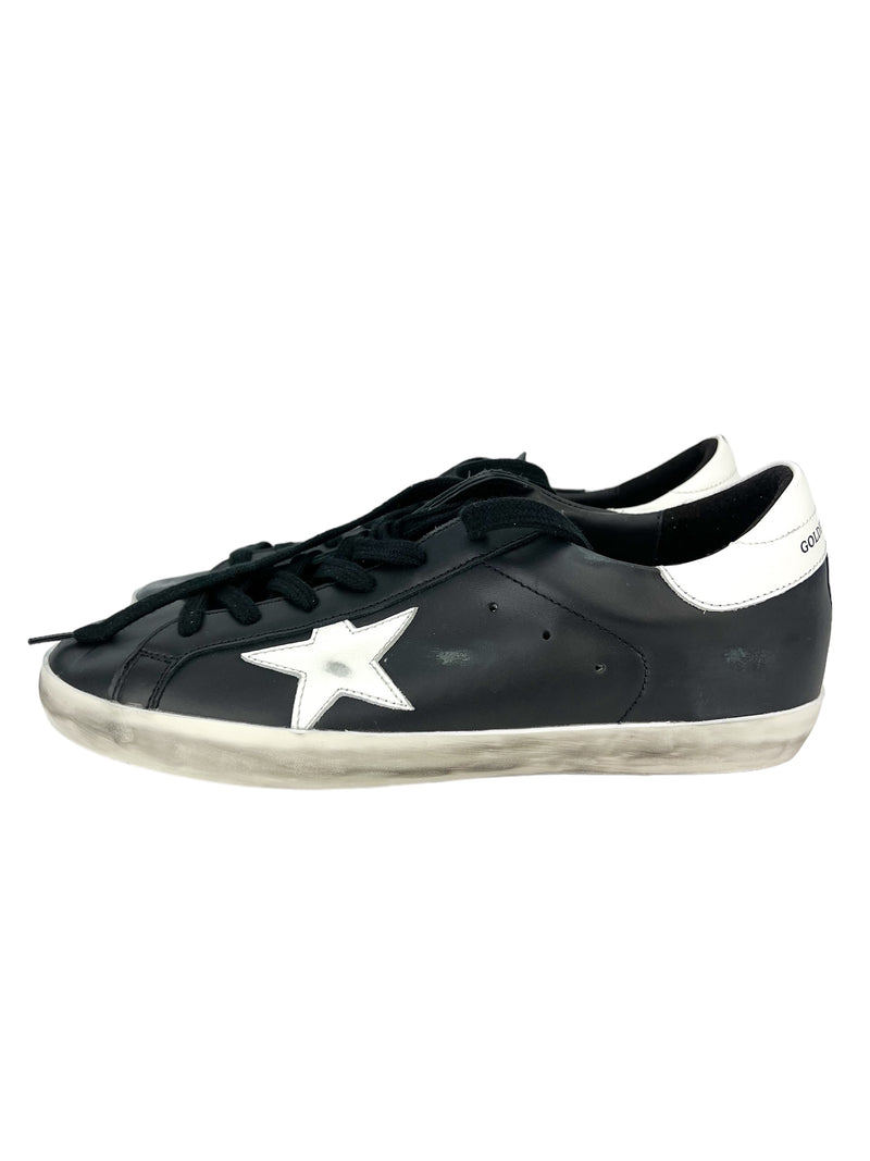 Golden Goose Black Super Star Classic Sneakers | Size 41