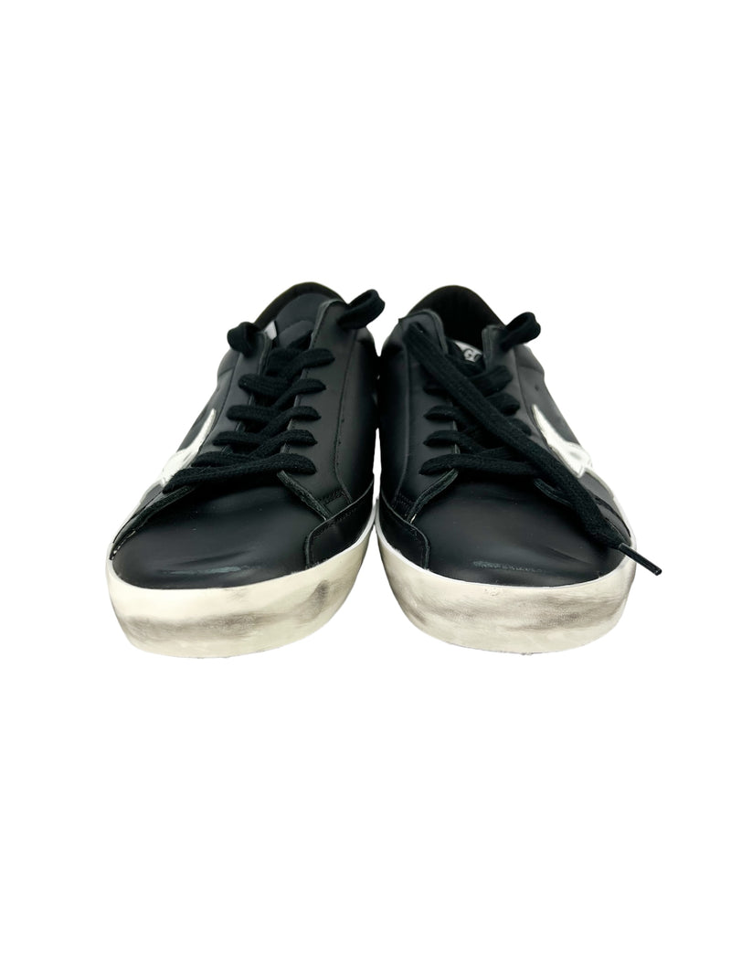 Golden Goose Black Super Star Classic Sneakers | Size 41