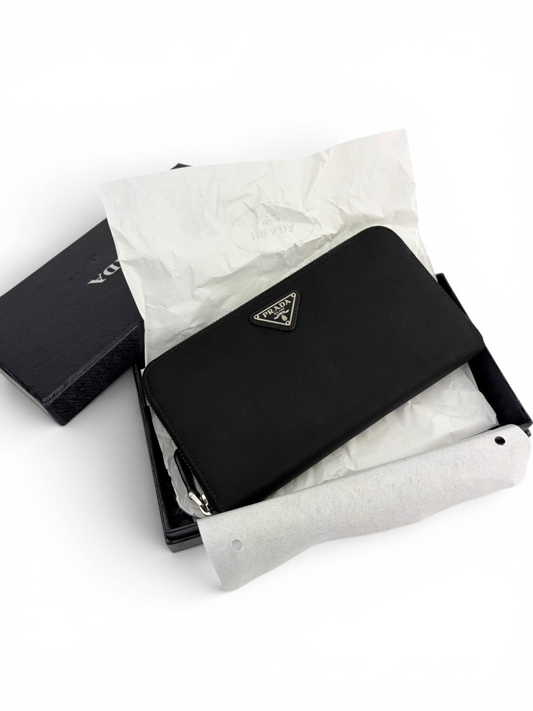 prada-black-nylon-zip-wallet---1