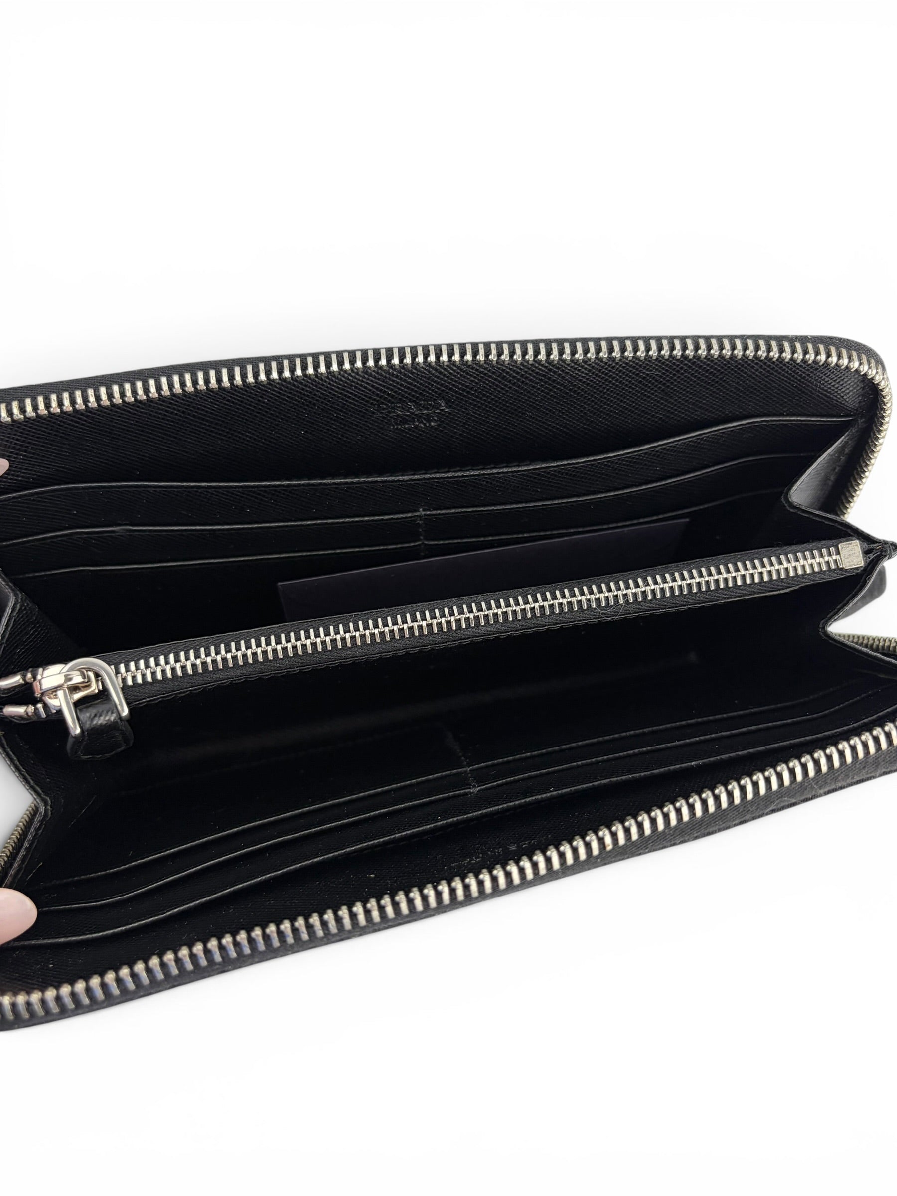 prada-black-nylon-zip-wallet---6