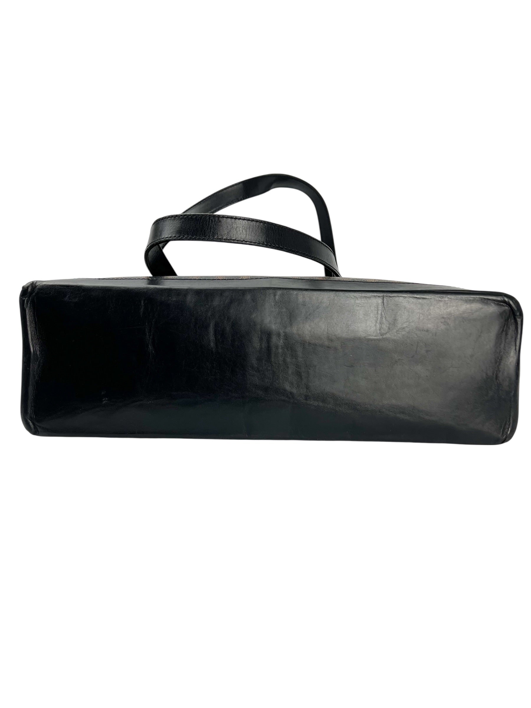 celine-vintage-black-macadam-zip-tote-5