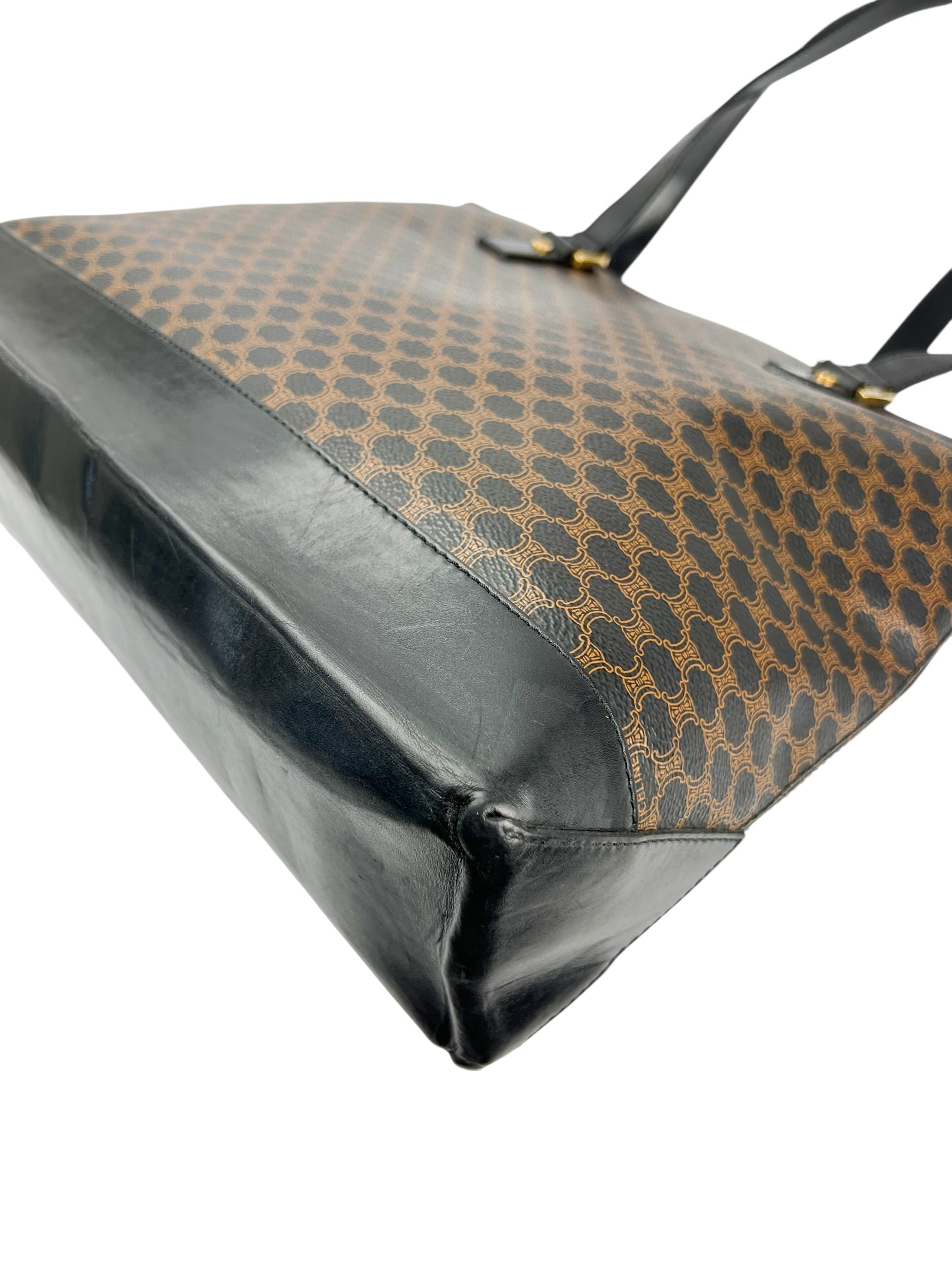 celine-vintage-black-macadam-zip-tote-8