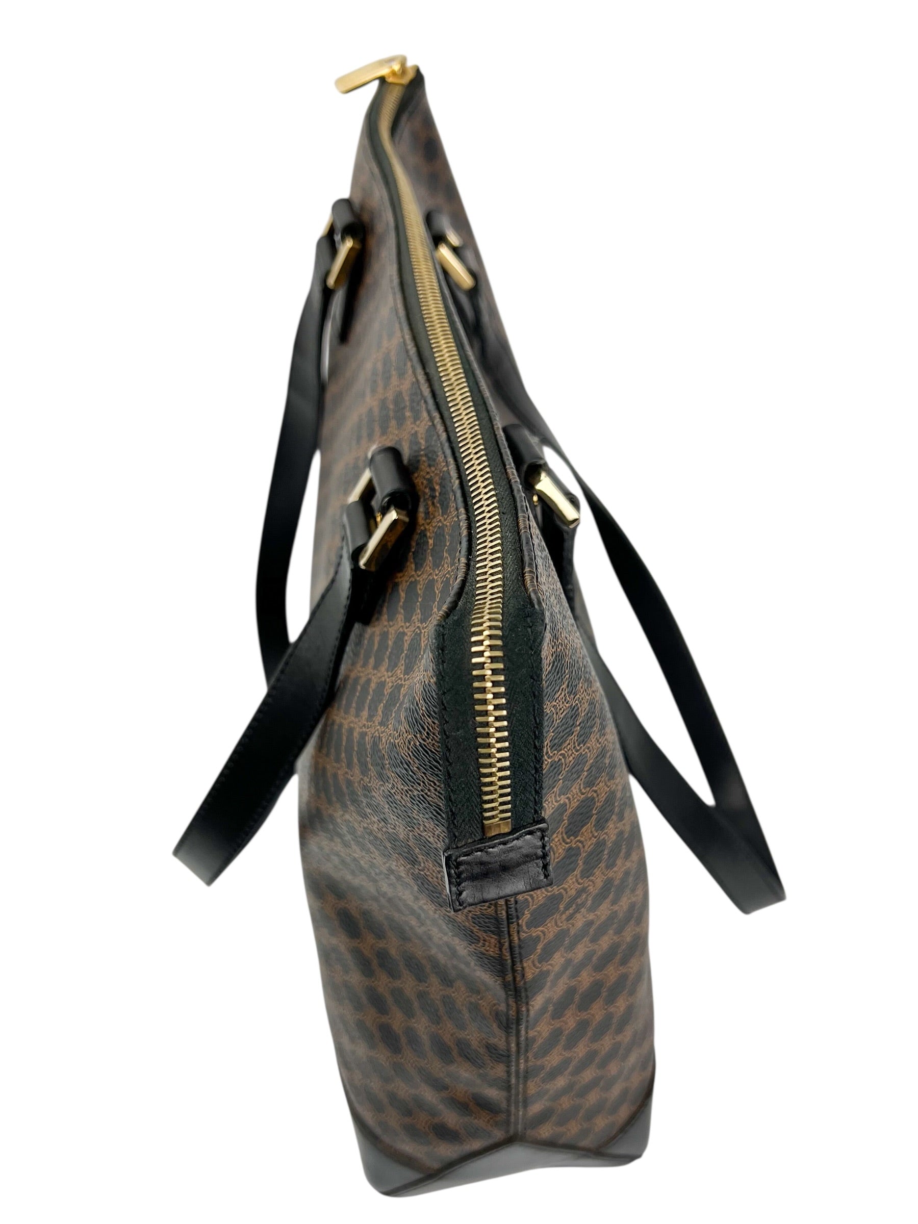 celine-vintage-black-macadam-zip-tote-6