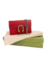 Gucci Red Leather Dionysus Super Mini (FULL SET)