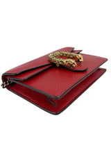 Gucci Red Leather Dionysus Super Mini (FULL SET)