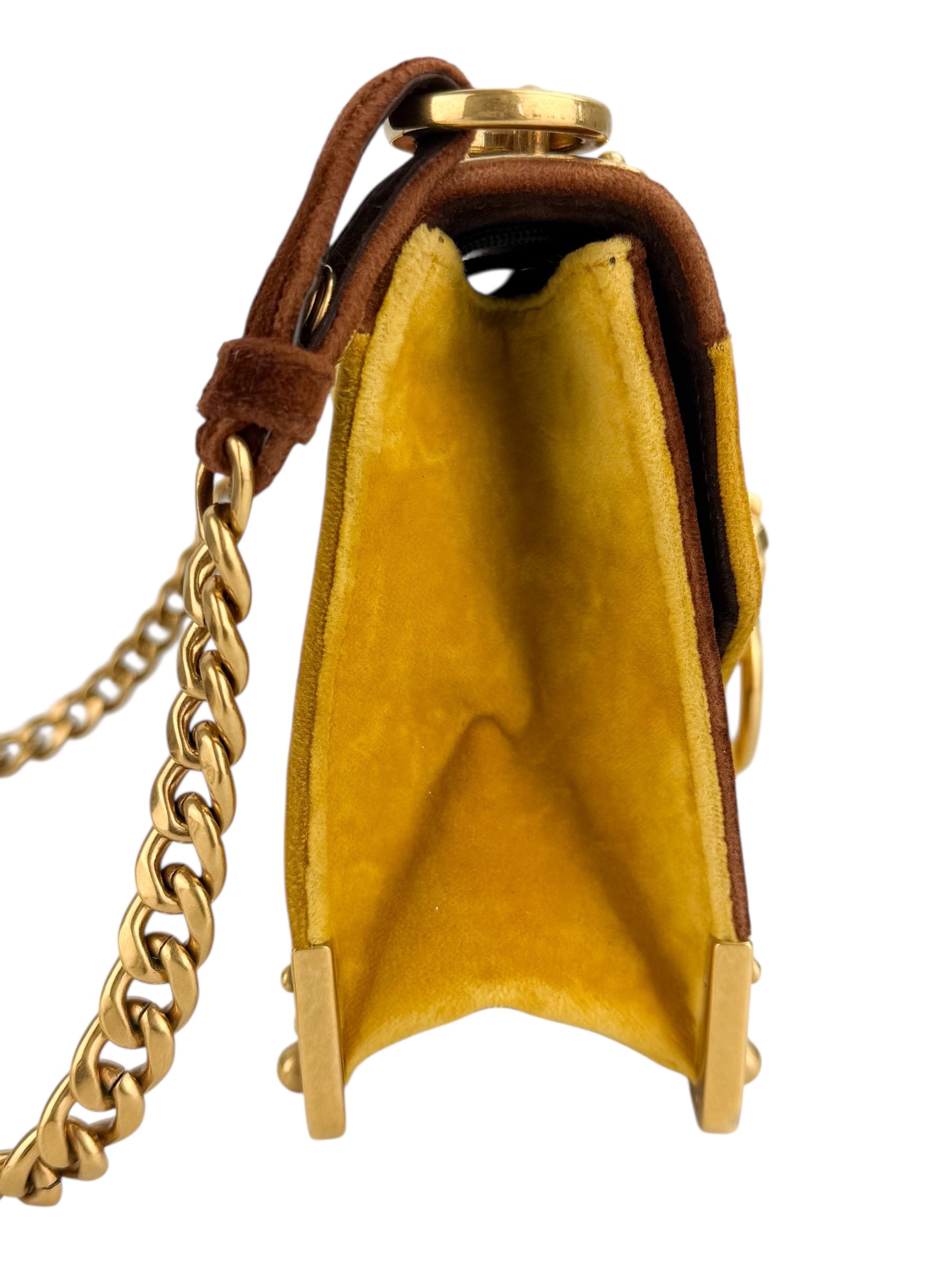 Prada Velvet Door Knocker Crossbody