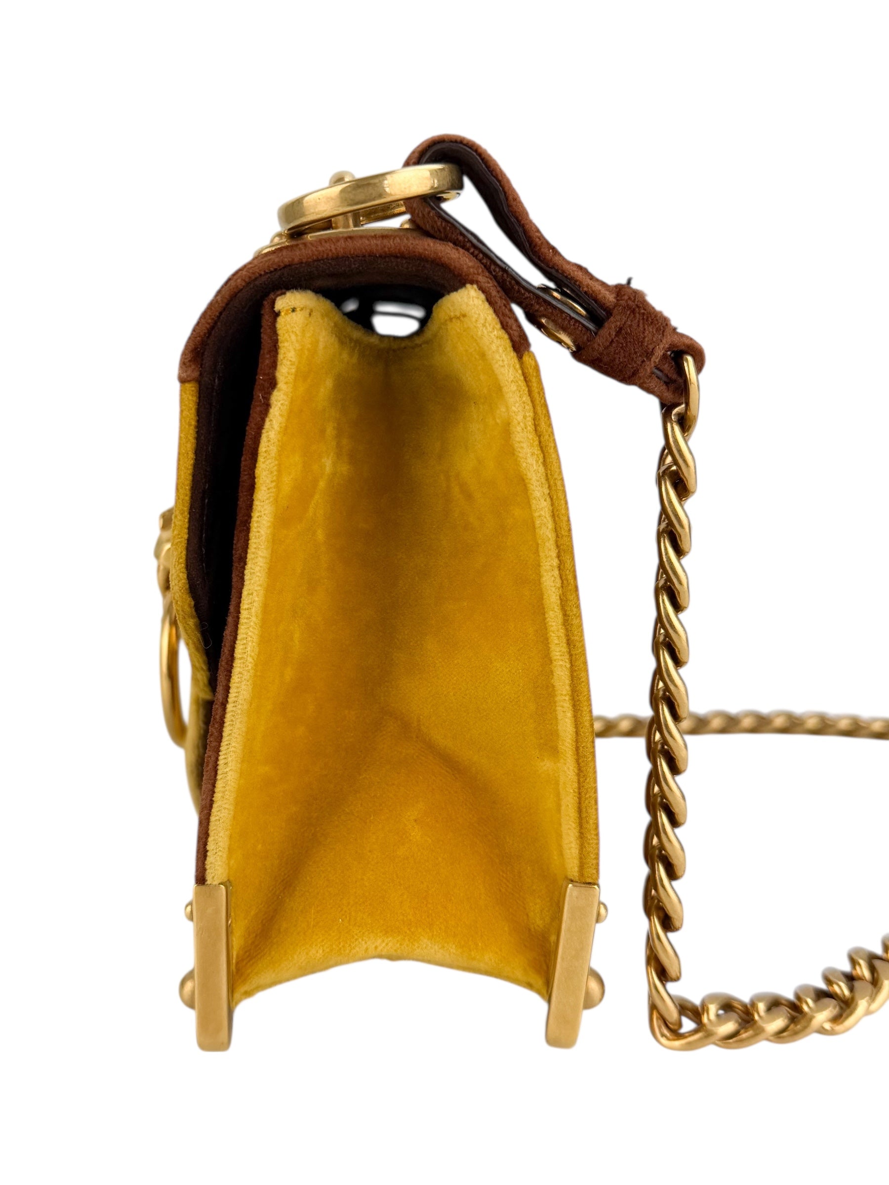 Prada Velvet Door Knocker Crossbody