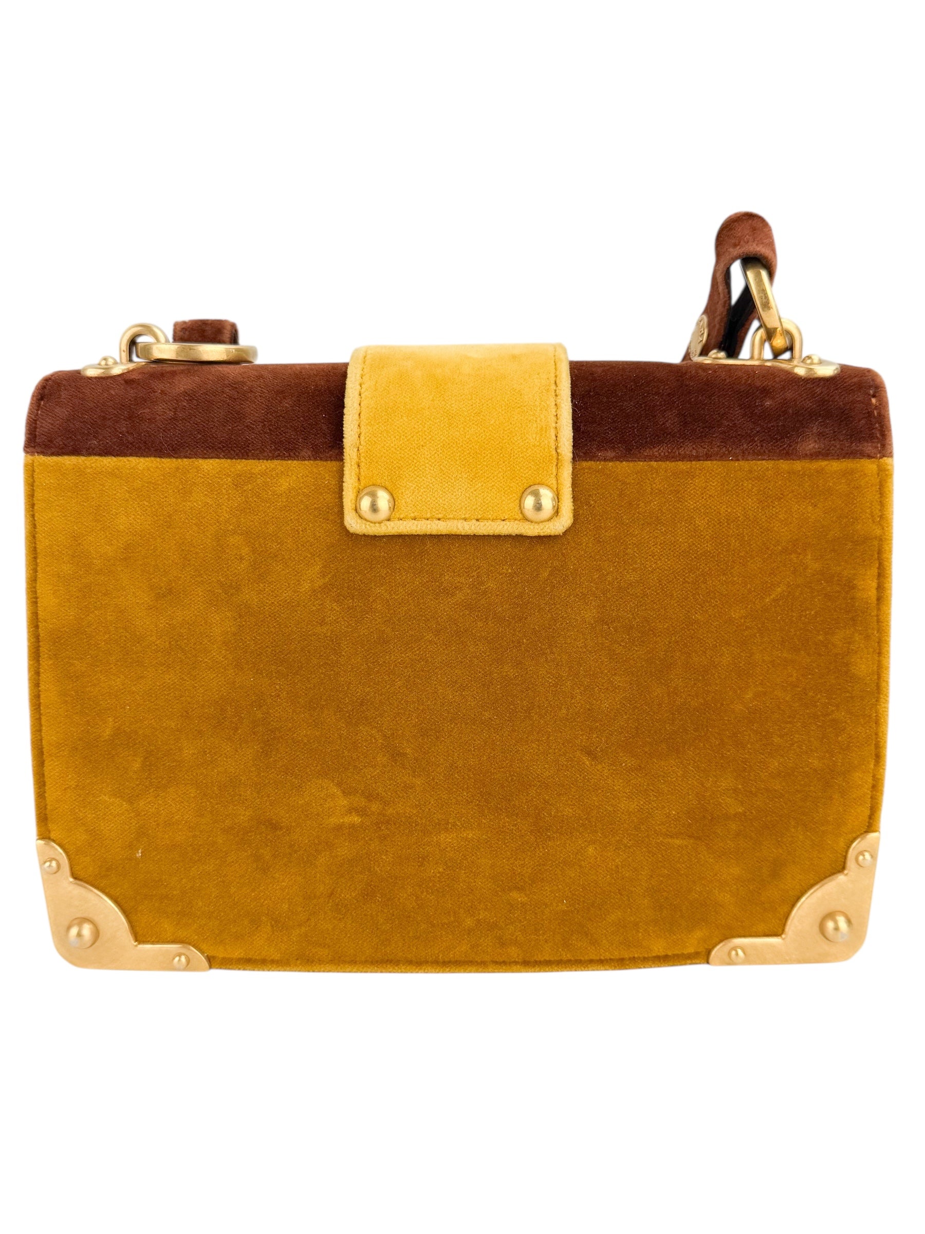 Prada Velvet Door Knocker Crossbody