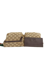 Gucci Vintage Monogram Bum Bag Heritage Stripe