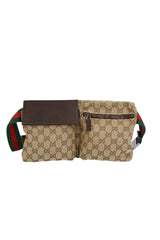 Gucci Vintage Monogram Bum Bag Heritage Stripe