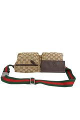 Gucci Vintage Monogram Bum Bag Heritage Stripe