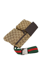Gucci Vintage Monogram Bum Bag Heritage Stripe