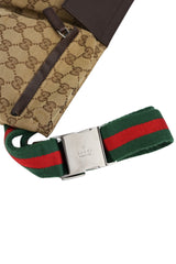 Gucci Vintage Monogram Bum Bag Heritage Stripe