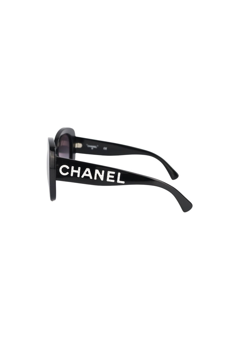 Chanel Black Square Sunglasses (FULL SET)