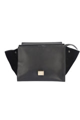 Celine Black Leather Trapeze Bag