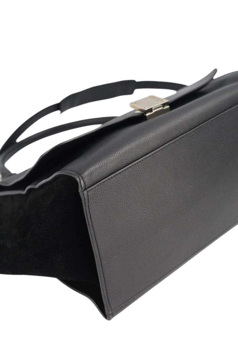 Celine Black Leather Trapeze Bag