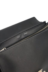 Celine Black Leather Trapeze Bag