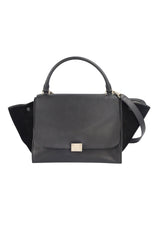 Celine Black Leather Trapeze Bag