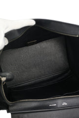 Celine Black Leather Trapeze Bag