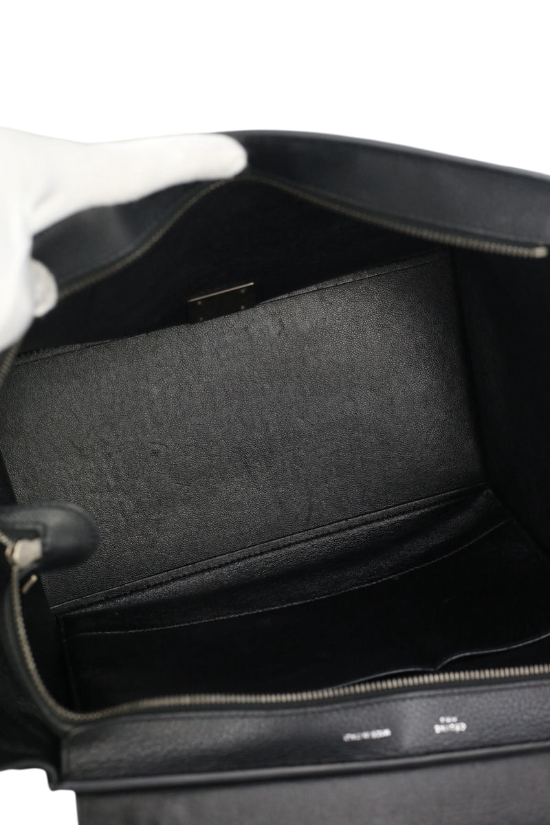 Celine Black Leather Trapeze Bag