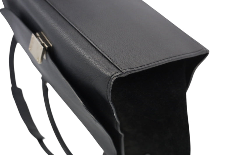 Celine Black Leather Trapeze Bag