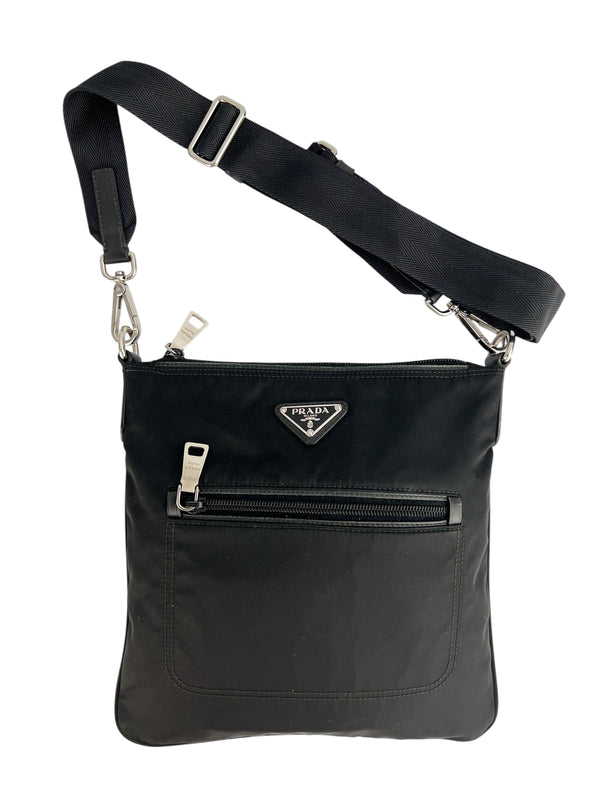 Prada Black Nylon Crossbody