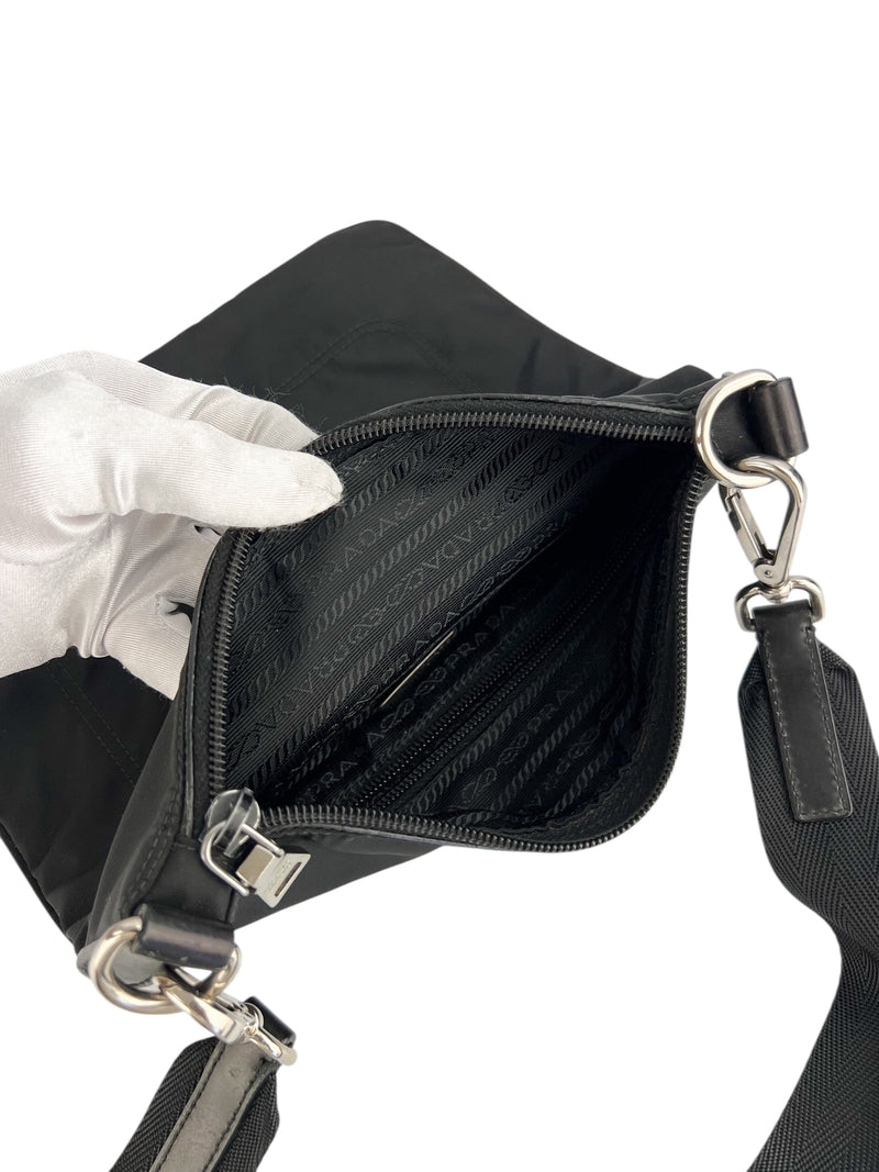 Prada Black Nylon Crossbody