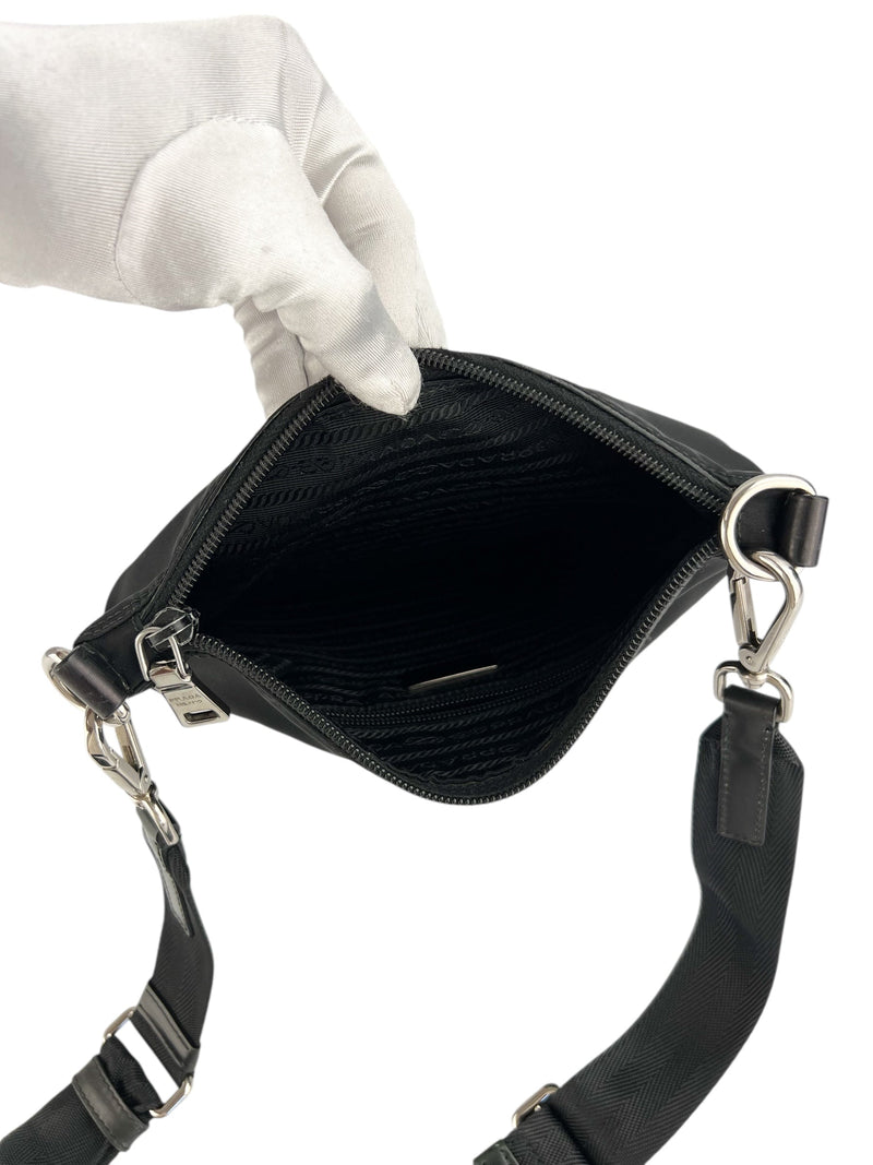 Prada Black Nylon Crossbody